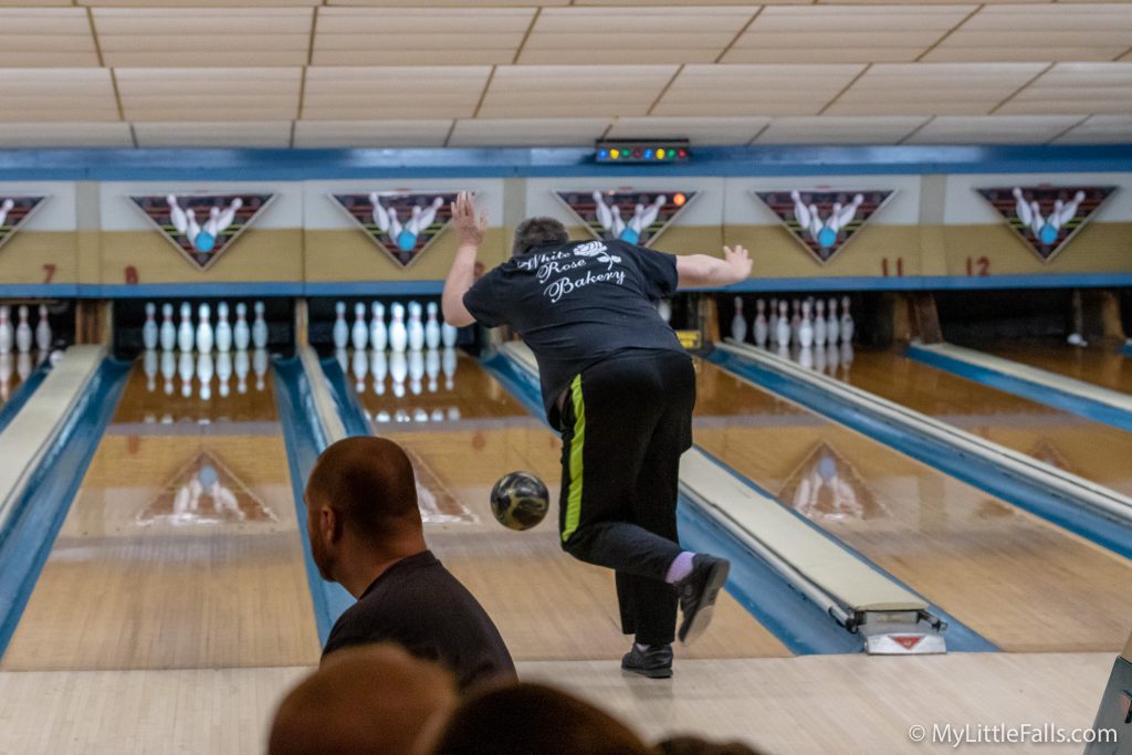 Photo by Dave Warner - The Friday Niters Bowling league.