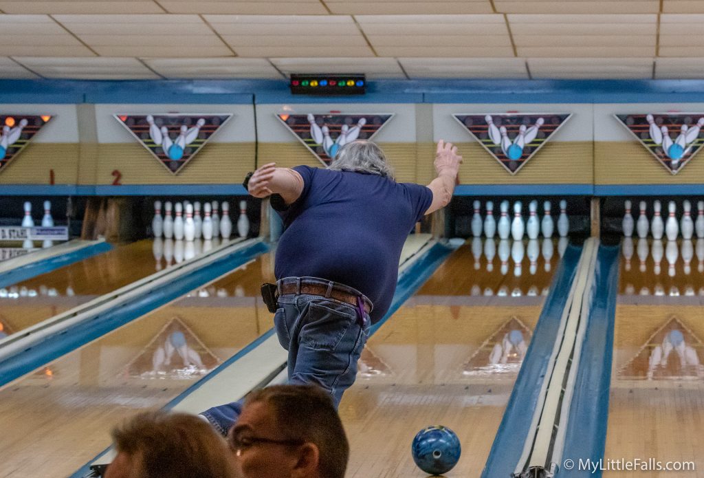 Photo by Dave Warner - The Friday Niters Bowling league.