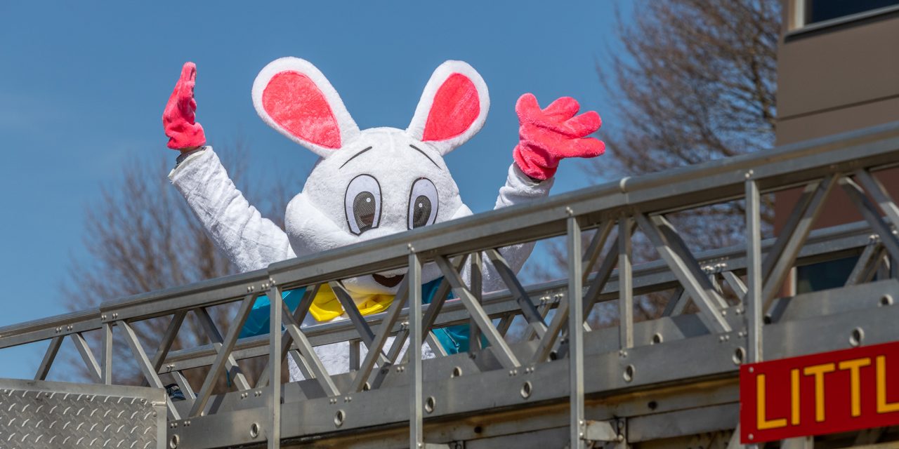 Easter Bunny takes a spin around the City