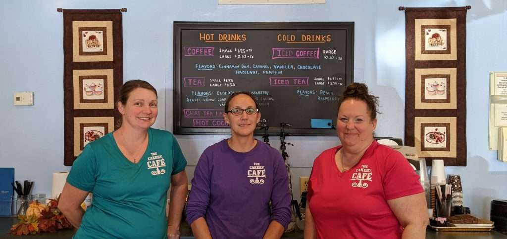 From Left to Right: Becky Wilcox, Marcia Rider, and Char Nichols. Photo by Carol Vogel