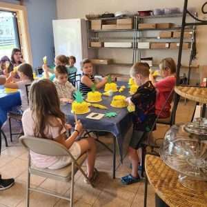 A Cake Decorating Class held at the shop. Photo courtesy of The Cakery Café.