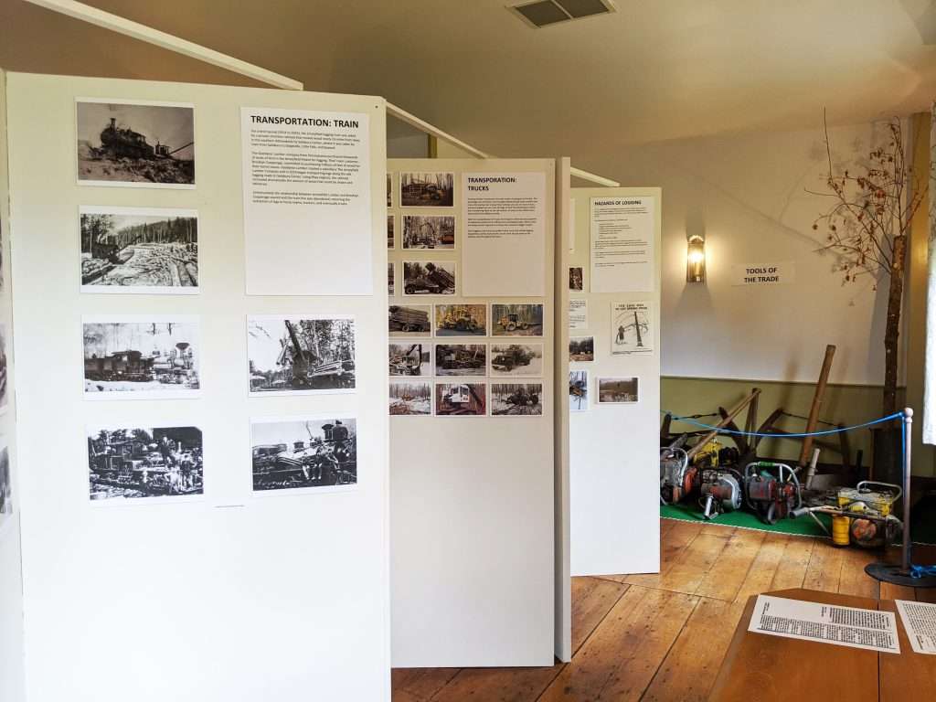 Part of the Logging Exhibit