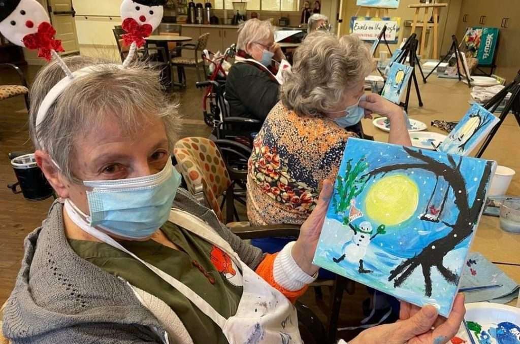 Joan Lasher, thrilled with her own creation.