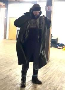 Film's Director, Steven Nesbit in costume