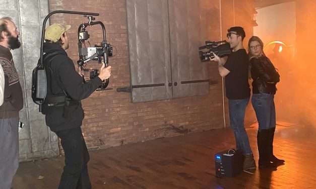 On the Set at the Little Falls Movie Filming of “Wallace Peebles Paranormal Inspectre”