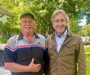 Mark Readon and Leigh Keno. Photo provided by Norway Historical Society