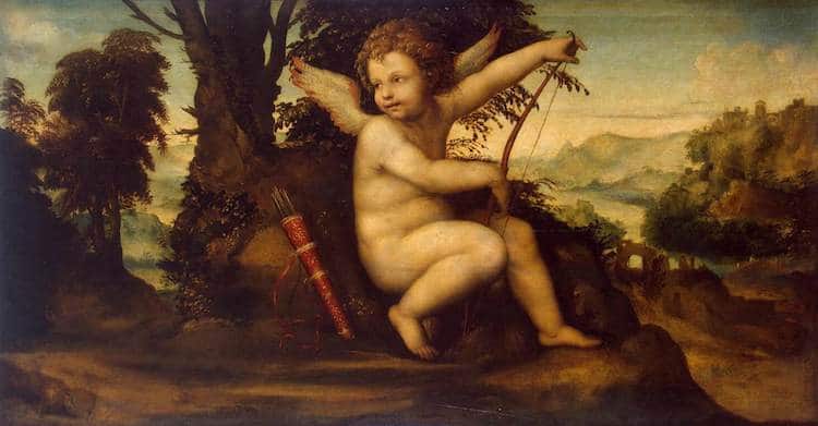 Il Sodoma, ‘Cupid in a Landscape,' c. 1510 (Photo: Web Gallery of Art via Wikimedia Commons)