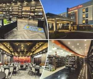 Photographs of some of Patel's other business locations.