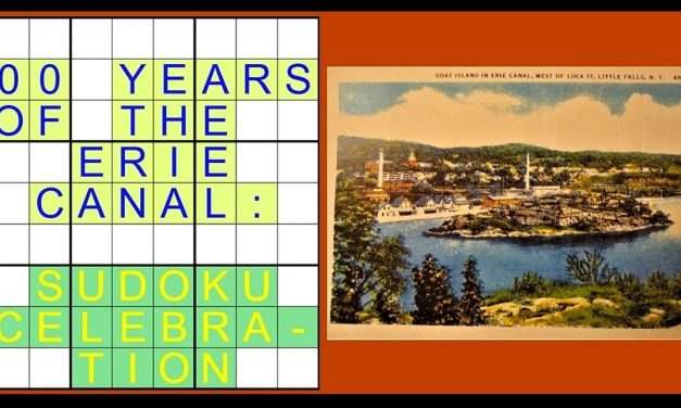 Two Hundred Years of the Erie Canal: A Sudoku Celebration